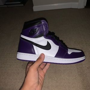 Sz 9-Jordan 1 Court Purple UA